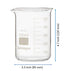 500ml Labnique Borosilicate 3.3 Glass Griffin Beaker, Low Form with Printed Graduation, Double Boxed (Pack of 8)