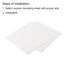 PATIKIL Alumina Ceramic Sheet 2pcs, High Hardness Insulating Cooling Pad for MOS Transistor 100x100x1mm