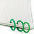 GOUBIANCEN 50 Rings,0.78 Inch 10 Pcs Loose Leaf Binder Plastic Rings, Colorful Loose Leaf Binder Rings for Flash Cards