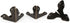 Aexit Wooden Case Shelf Brackets & Supports Box Iron Corner Protectors Cover Guards