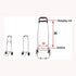 SH-gwtc 72L (Size:14.8 11.2 x26.4 Shopping Cart Bag/Trolley Replacement Bag Oxford Cloth Waterproof Storage