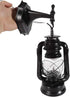 Vintage-Style Black Wall Lantern - Rustic Outdoor Sconce Light