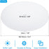 2Pcs 8.5" 3/8" 9-11" PATIKIL Lampshade Diffuser, Diameter with Center Hole Round Diffuser for Drum Lampshades Pendants