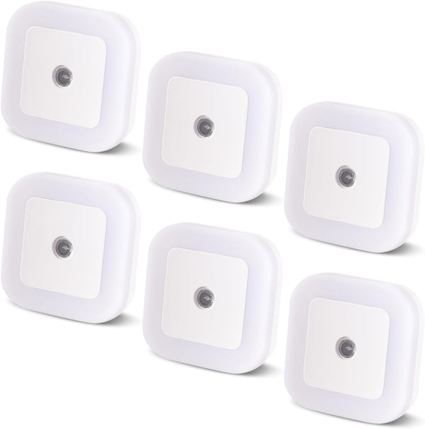 Amligy Night Light, 0.5W Daylight White LED Plug-in Night Light with Dusk to