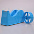 Desktop Tape Dispenser Adhesive Roll Holder with Weighted Nonskid Base - Fits 1" & 3" Core, Blue