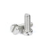 Generic 100pcs/lot A2-70 GB65 M1.6 M2 M2.5 M3 M4 M5 M6 304(10mm x100pcs,M4) Stainless Steel Slotted Cap Head Slot