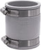 Fernco 1056-22 2-in. Flexible PVC Pipe Coupling for Cast Iron and Plastic Plumbing Connections in Gray