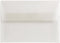 JAM PAPER A2 Clear Translucent Vellum Invitation Envelopes - 4 3/8 x 5 3/4 - 50/Pack
