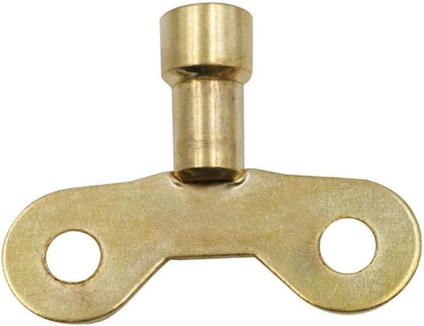 1Pc Gold Radiator Bleed Key, Solid Brass Plumbing Key for Venting Air in Old Home Radiators