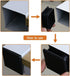 KZPA (16 Pack) 2 inch 2" 2" /50mm*50mm Square Tubing Plugs,Tubing Post End Caps x Fence Post Pipe Cap Black Plastic