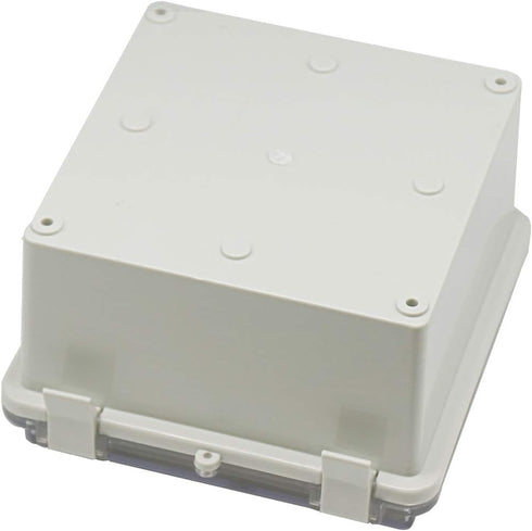 Zulkit Junction Box, ABS Plastic Dustproof Waterproof IP65 Electrical Box, Hinged Shell, Outdoor Universal Project
