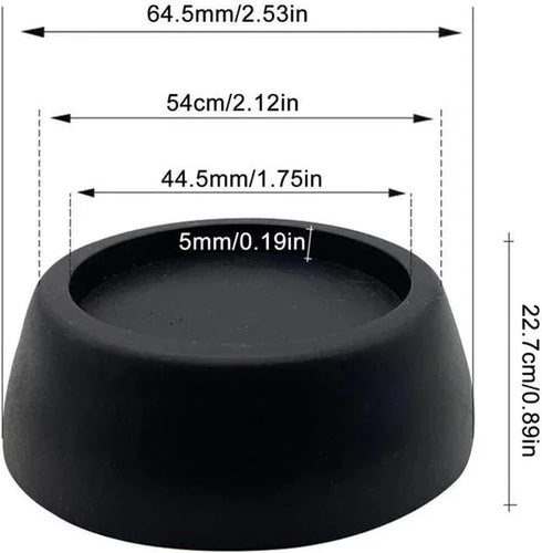 X psblty 4Pcs Furniture(4PCS Washing Machine Anti Vibration Pads Rubber Feet Legs Mat Anti-Vibration Pad Universal