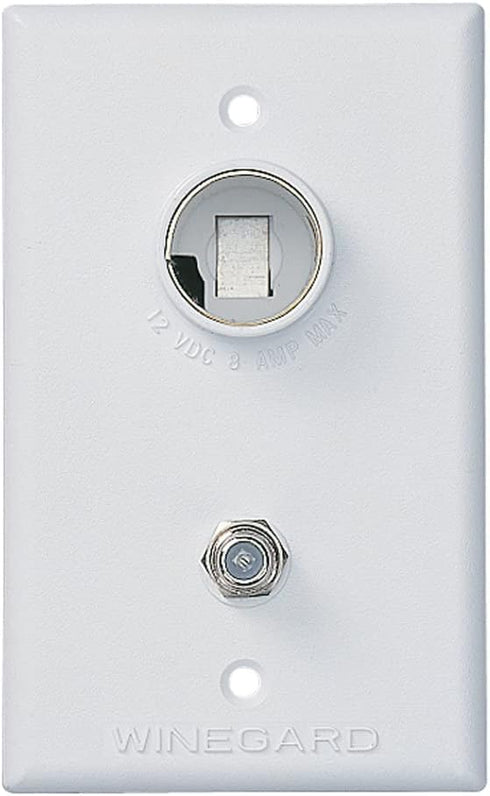 Winegard PA1200-2 Company TG-7341 TV Outlet/Receptacle, White