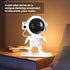 NIIWLAGIT 360 Astronaut Aurora Galaxy Projector, Rotating Star & Moon Night Light with White Noise, Music Sync, Remote