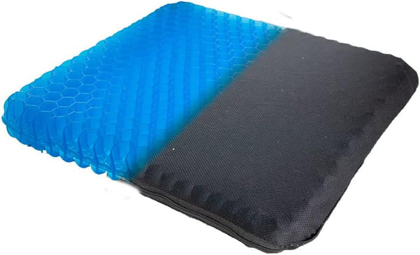 5 STAR SUPER DEALS Honeycomb Cooling Gel Support Seat Cushion with Non-Slip Breathable Cover 1.8" Thick