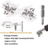 WokHok 100 Pack 10mm IP65 5050 Fixing,100 Strip Light Mounting Bracket,Transparent Fixing Clips for Wide Waterproof LED