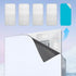 Mellisore 24pcs 2.3x1.1in Adhesive Metal Plates for Magnetic Mount, Metal Strips for Magnets Steel Strips with Adhesive