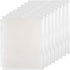 YoeeJob 3 Holes Clear PVC Zipper Binder Pocket Insert Pages, Letter Size 8 1/2" x 11, 8 Packs
