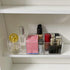 Stackable Clear Drawer Organizers, Small Makeup Vanity Storage Bins, Office Desk Drawer Dividers, 2 Pack Triple
