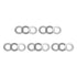 uxcell AXK2035 Thrust Needle Roller Bearings, 20mm Bore, 35mm OD, 2mm Width, 5pcs with Washers