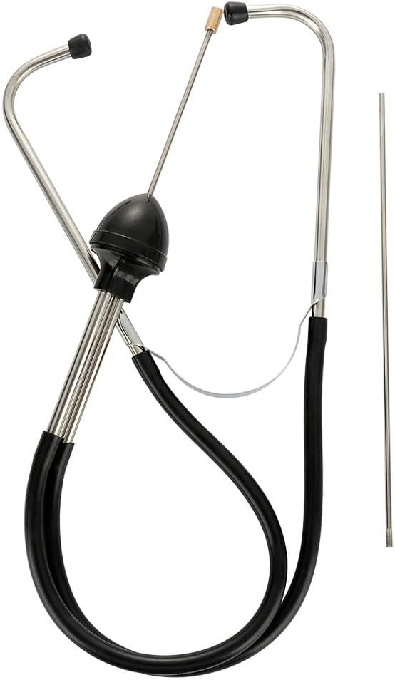 Chiffonade Auto Mechanics Cylinder Stethoscope Stainless Steel Car Engine Diagnostic Hearing Tool
