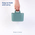 BLUE GINKGO Stackable Multipurpose Caddy Organizer with Handle | Desk, Makeup, Dorm, Classroom Art Organizers (Green,