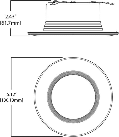 RL4069BLE40AWH HALO Smart Bluetooth LED Recessed Light, White