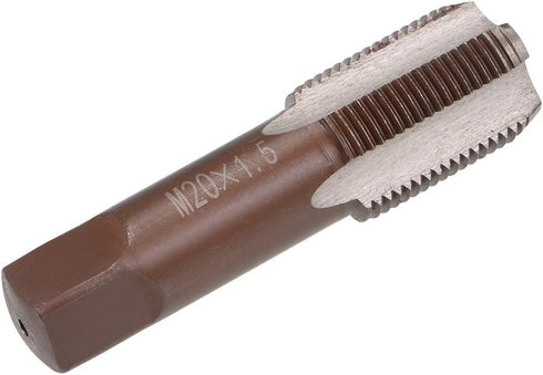 uxcell Metric Hand Tap M20 Thread, 1.5 Pitch, 4 Straight Flutes H2 Alloy Tool Steel Set