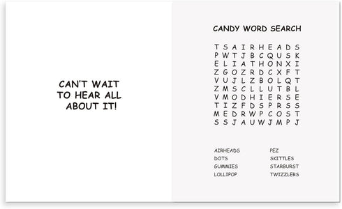 Noveread 6 Sets 6 Summer Camp Greeting Card with Envelopes Sweet Camp Notes Designs Postcards Stationary for Kids Boys