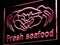 ADVPRO Fresh Seafood Crab Chinese Restaurant LED Sign Night Light i826-r(c)