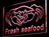 ADVPRO Fresh Seafood Crab Chinese Restaurant LED Sign Night Light i826-r(c)