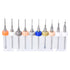 uxcell PCB Drill Bits Set (10 Pcs) 0.15mm-1.0mm Tungsten Carbide Rotary Tool Jewelry CNC Engraving 1/8 Inch Shank