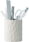 Pen Holder for Desk, Nordic Style Silicone Makeup Brush Organizer Cup, Multifunctional Office Supplies (Light Grey)