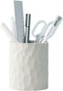Pen Holder for Desk, Nordic Style Silicone Makeup Brush Organizer Cup, Multifunctional Office Supplies (Light Grey)