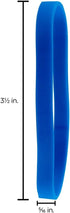 64 JAM Plus Blue Large Binderclips + Blue Size Rubberbands
