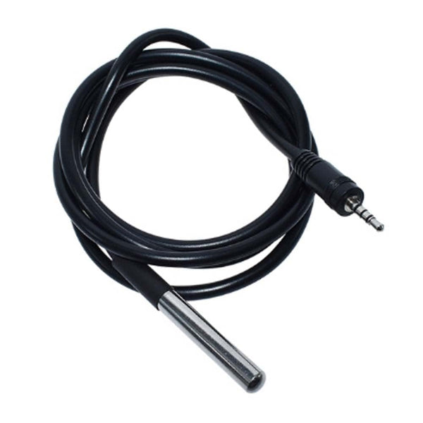 Senzooe Stainless Steel Package Temperature Probe Temperature Sensor (2M 2.5mm Connector)