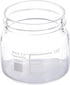 Moonetto 4 Pack 150 mL Wide Mouth Graduated Round Borosilicate Lab Glass Bottle with GL70 Blue Cap