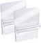 TecUnite 2 Pieces Plastic Cup Magnetic Pencil Holders for Refrigerator, Whiteboard, Markers, Locker Accessories