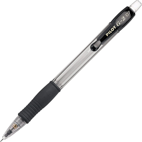 Pilot 51015 Mechanical Pencil, Refillable, Rubber Grip, .7mm, Black
