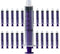 Vesco Medical ENFit Standard Tip Syringes, 5ml (Pack of 25)