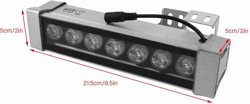 Dimmable 7W, Keenso Green LED Inspection Machine Tool Work Light for Dust Fingerprint Detection Aluminum and Tempered