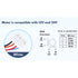 Moons NEMA14 36MM 17MM Enhanced Stepper Motor Compatible with Orbiter Extruder, Sherpa Extruder, Ender 3 Pro/Voron 2.4