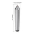 uxcell MT1 Morse Taper Lathe Dead Center, 1MT 60 Degree for Woodworking Lathe Drill Tool