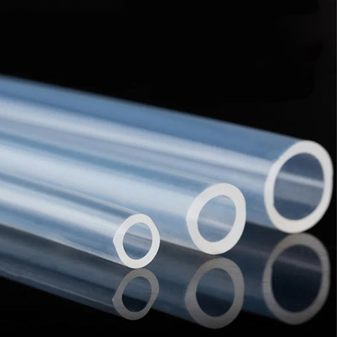 ECYC Ltd 32.8 10mm 12mm Feet Transparent Flexible Silicone Tubing, Soft Food Grade Silicone Tubes High Temperature Pure