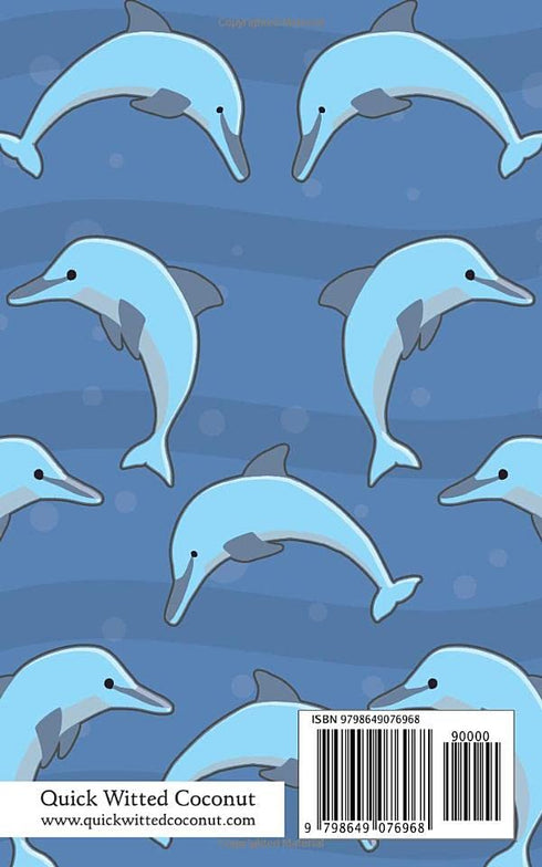 Dolphin Notebook - Ruled Pages - 5x8 - Premium: (Deep Ocean Edition) Fun notebook 96 ruled/lined pages (5x8 inches / 12.7x20.3cm / Junior Legal Pad / Nearly A5)