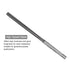 uxcell 3mm H8 Hand Reamers, Metric Reamer Drill Bit for Metal Wood Hole Reaming, High Speed Steel Tool