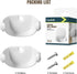 Lenink Wall Mount Compatible with Ecobee Smart Sensor, 2 Pack Replacement Smart Sensor Wall Holder