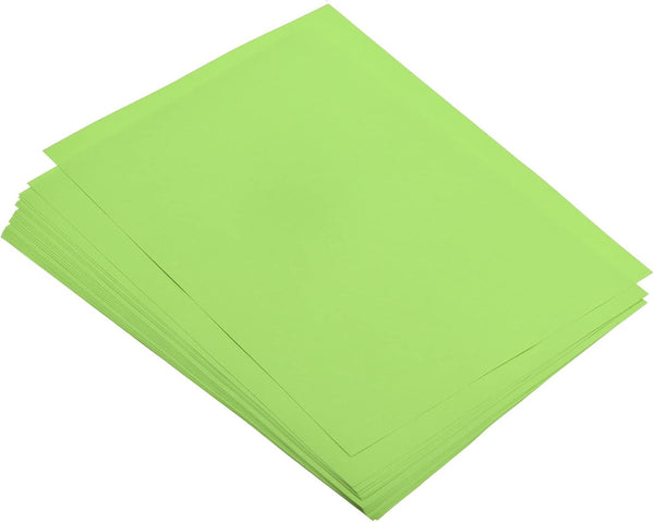 MECCANIXITY Colored Copy Paper, 100 Sheets, 8 1/2 Inch, 21lb/75gsm, Fluorescent Green for Office Printing