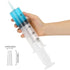 2 Pack 250ml Syringes with 55.1” Tube & 14G 1.5” Needle, Sterile Individually Packaged for Labs, Measuring
