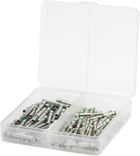 IWISS Deutsch Size 16 Solid Contacts DT Series Connector, 50 Pairs Automotive Terminals, 14AWG Wire
